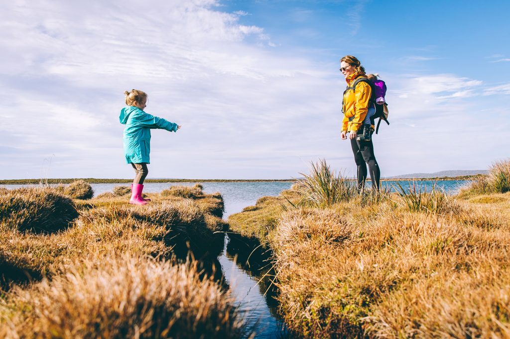 Tips for hiking with kids - mother and child