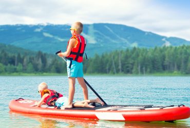 Stand Up Paddle Boarding with kids