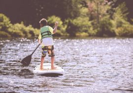 Safety tips for Stand Up Paddle Boarding with kids